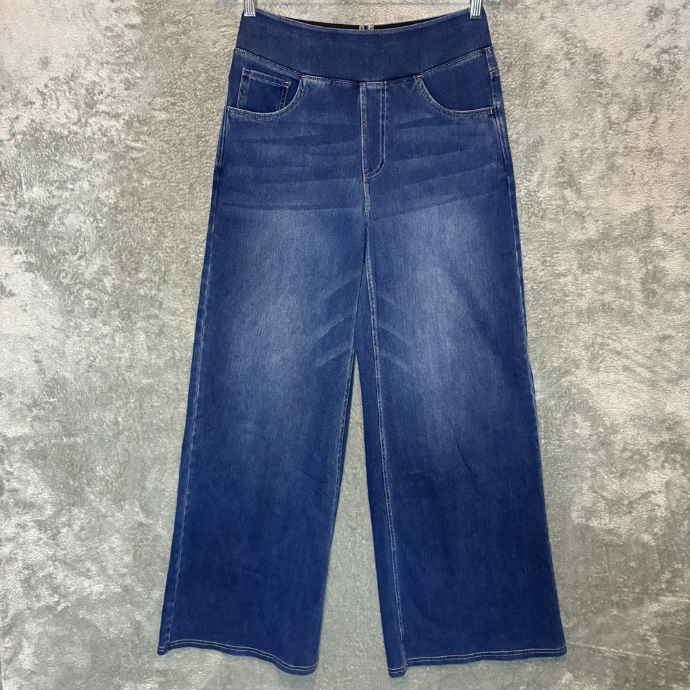 Halara Womens Flex High Waisted Wide Leg Jeans M Boho Comfort Lounge Minimalist